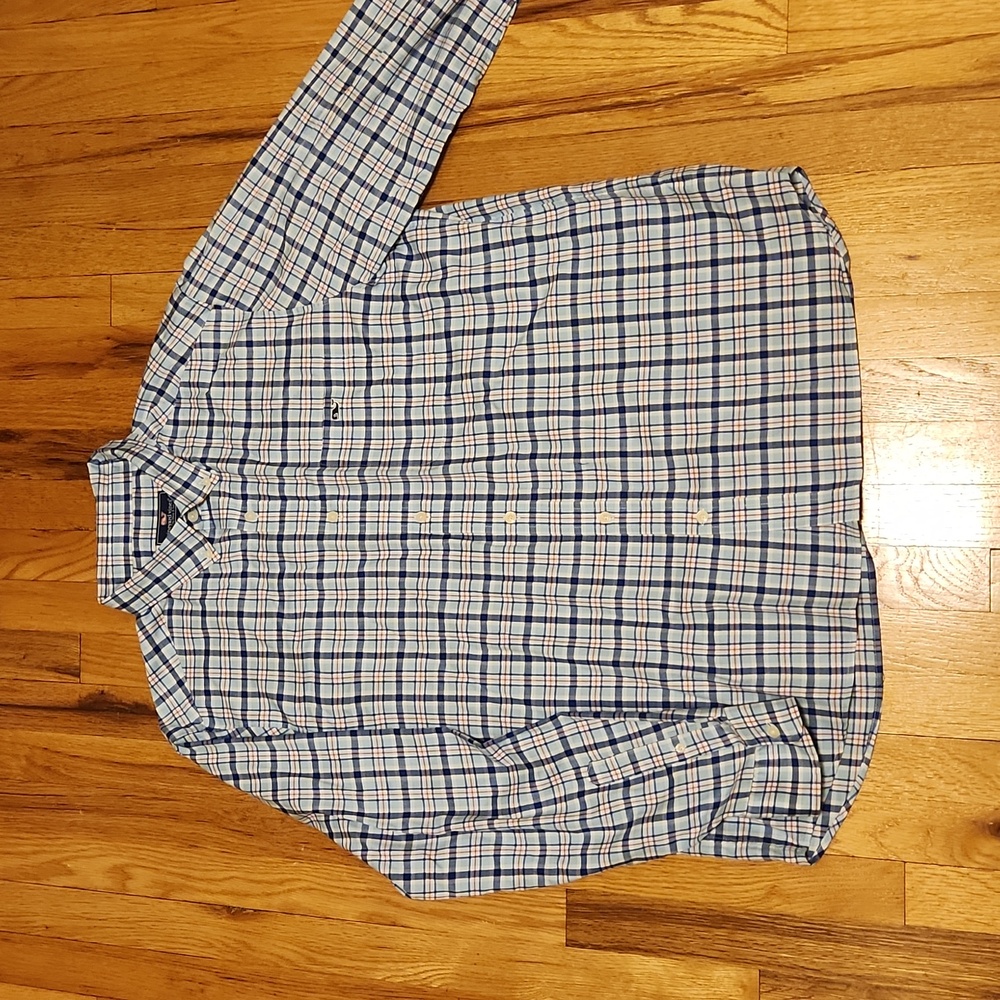 Vinyard Vines XL mens plaid long-sleeve button-down shirt